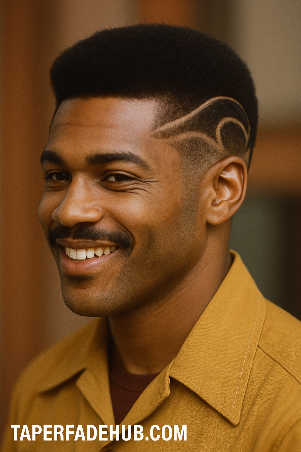 1970s Disco era taper fade