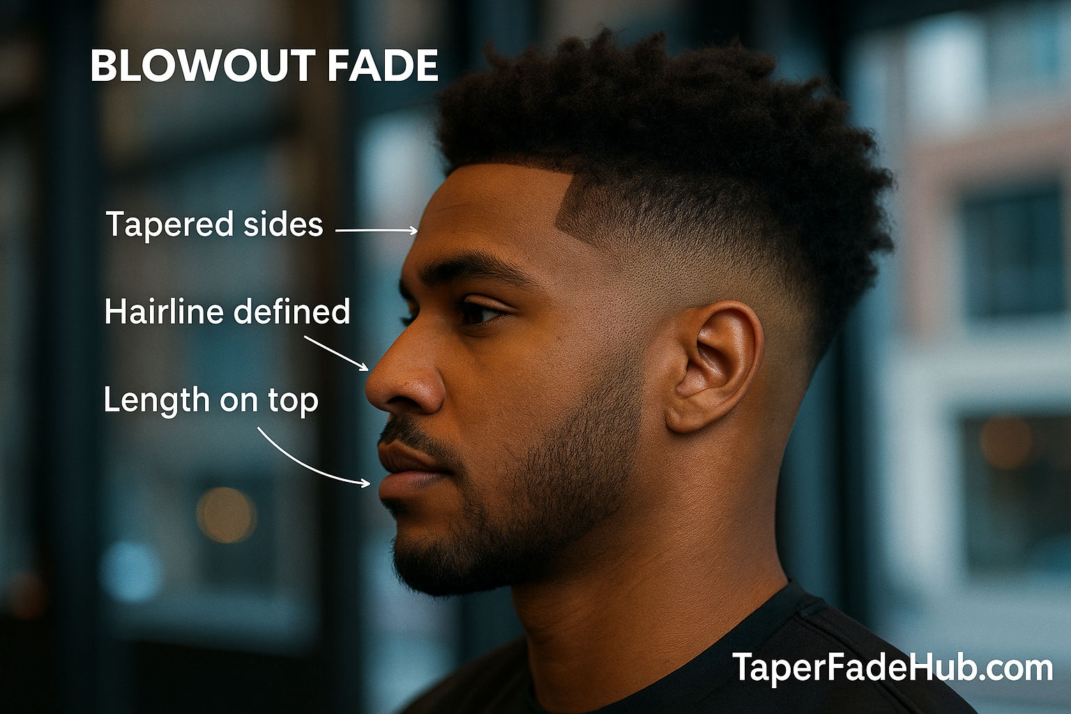 Blowout fade example