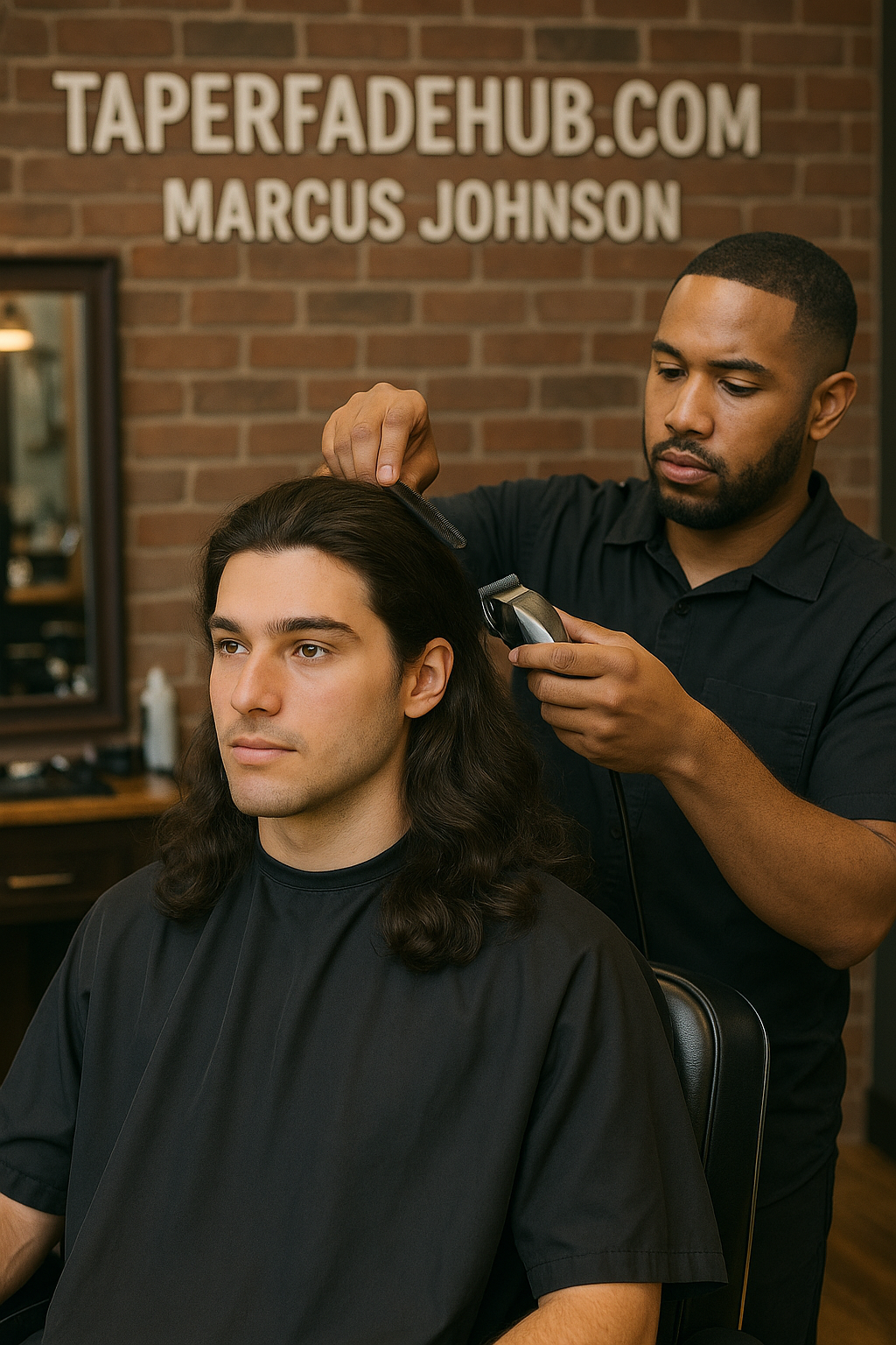 Client before haircut