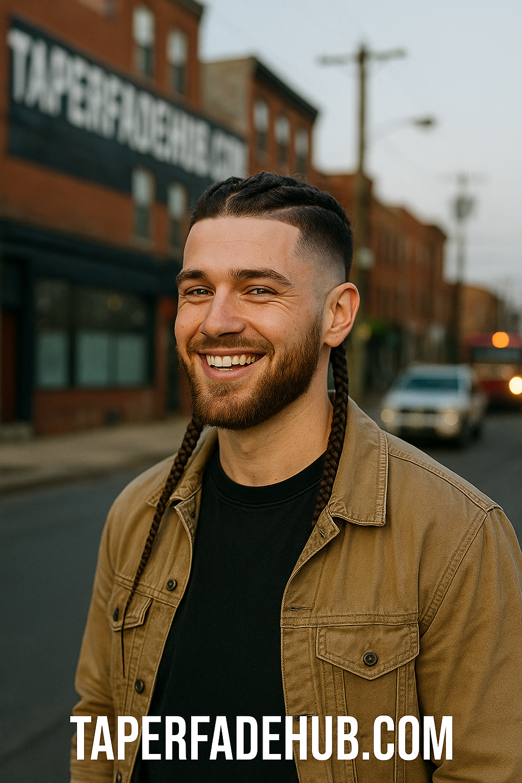 Low taper fade example