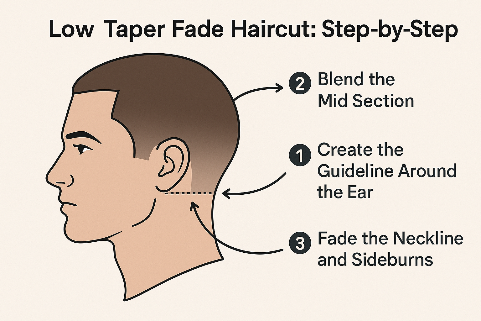 Essential tools for maintaining a taper fade at home