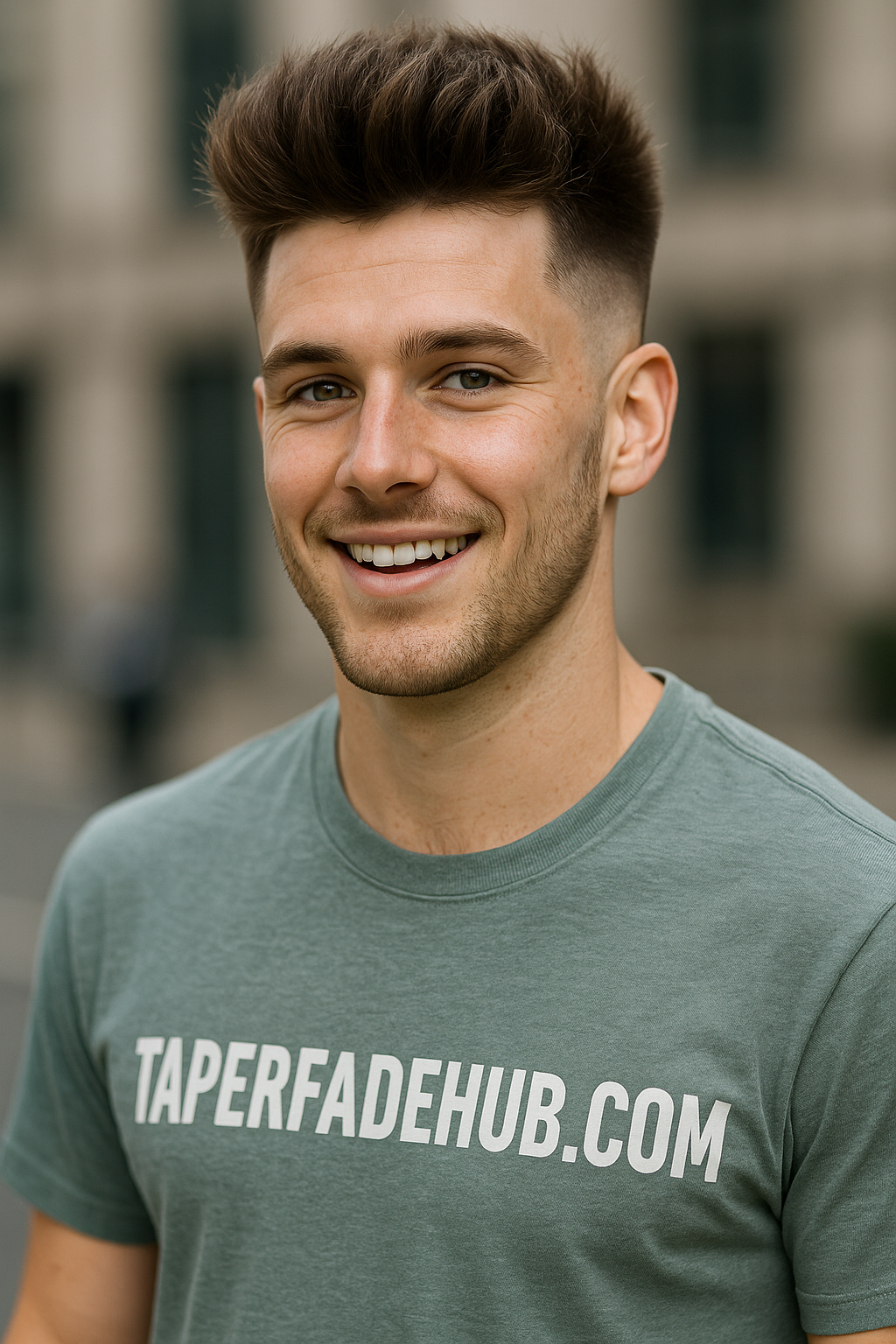 Blowout low taper fade for maximum volume and lift