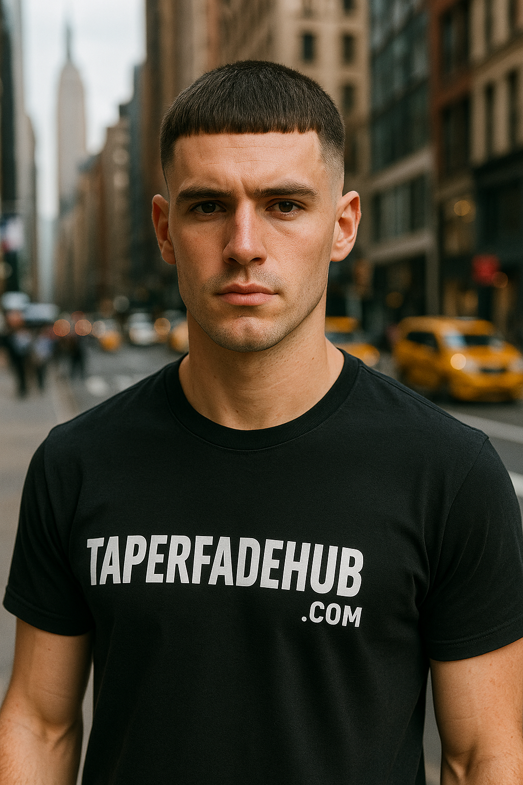 Taper Fade with Beard Blend for Masculine Look
