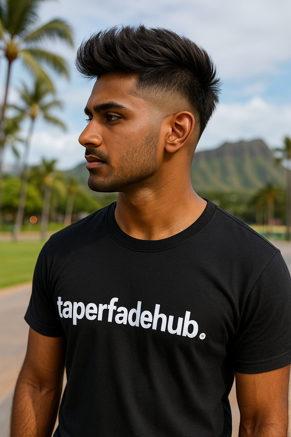 Burst Fade Variation of Mid Taper Style