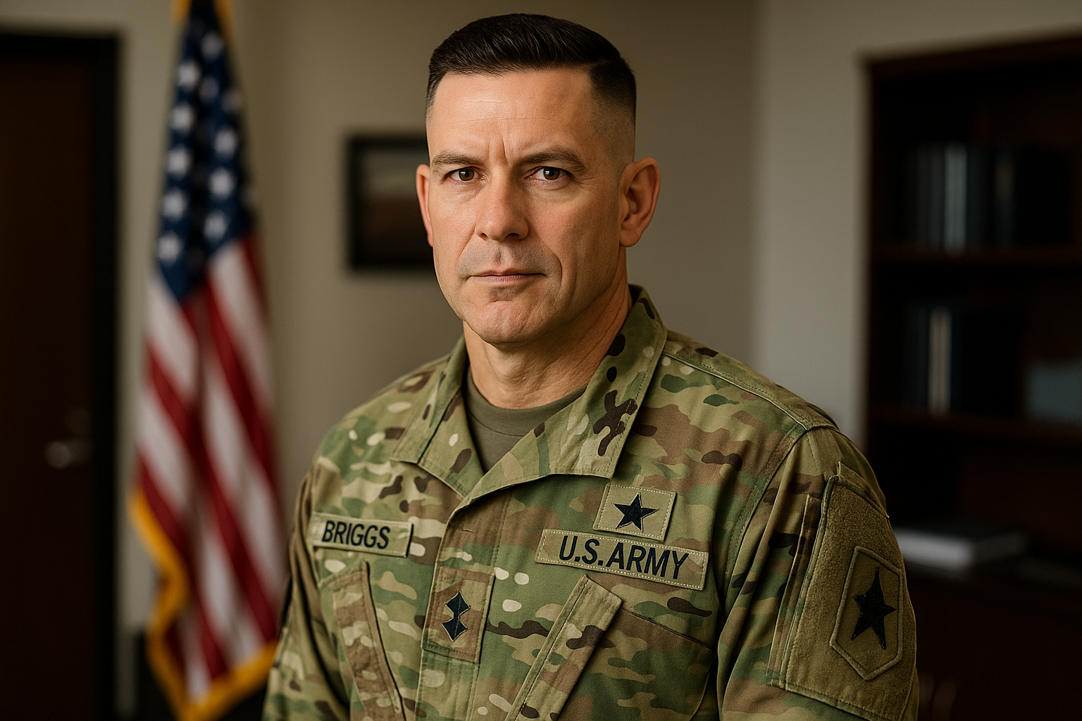 Military personnel with regulation-compliant taper fade haircuts