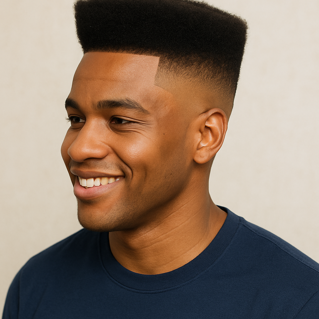 Military taper fade example