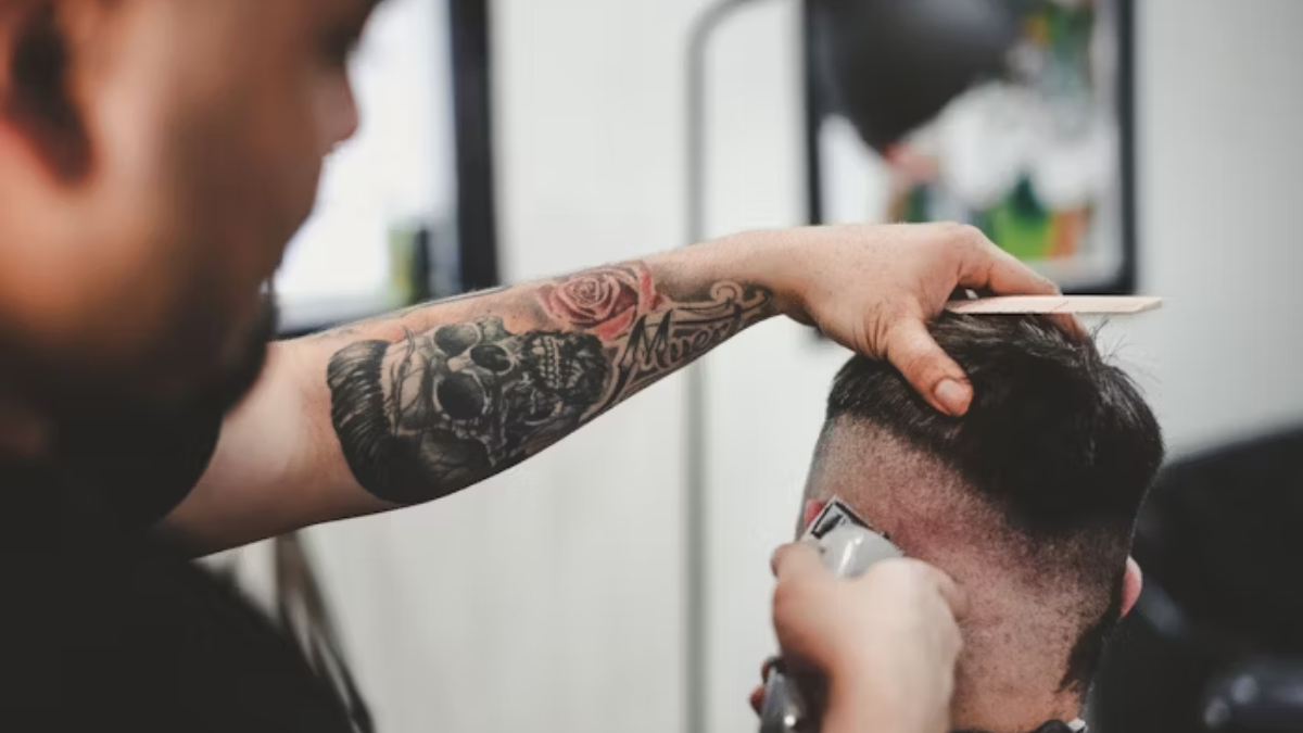 A sharp and modern Skin Fade haircut on a man