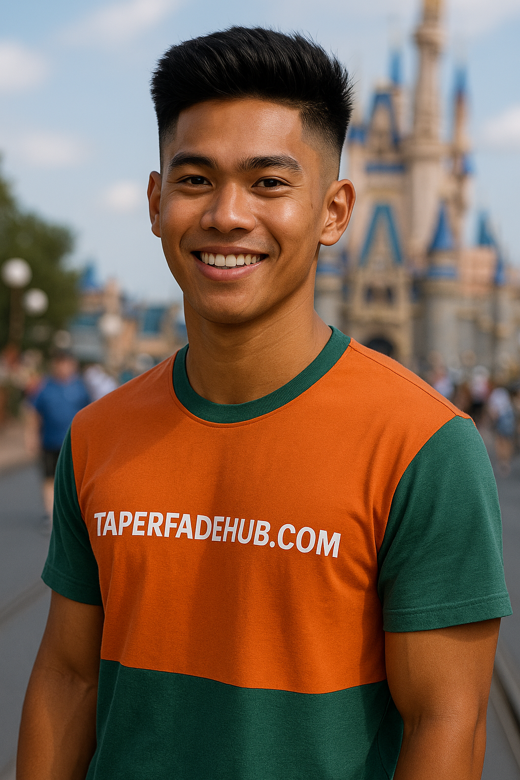 Taper Fade for Asian Hair Example