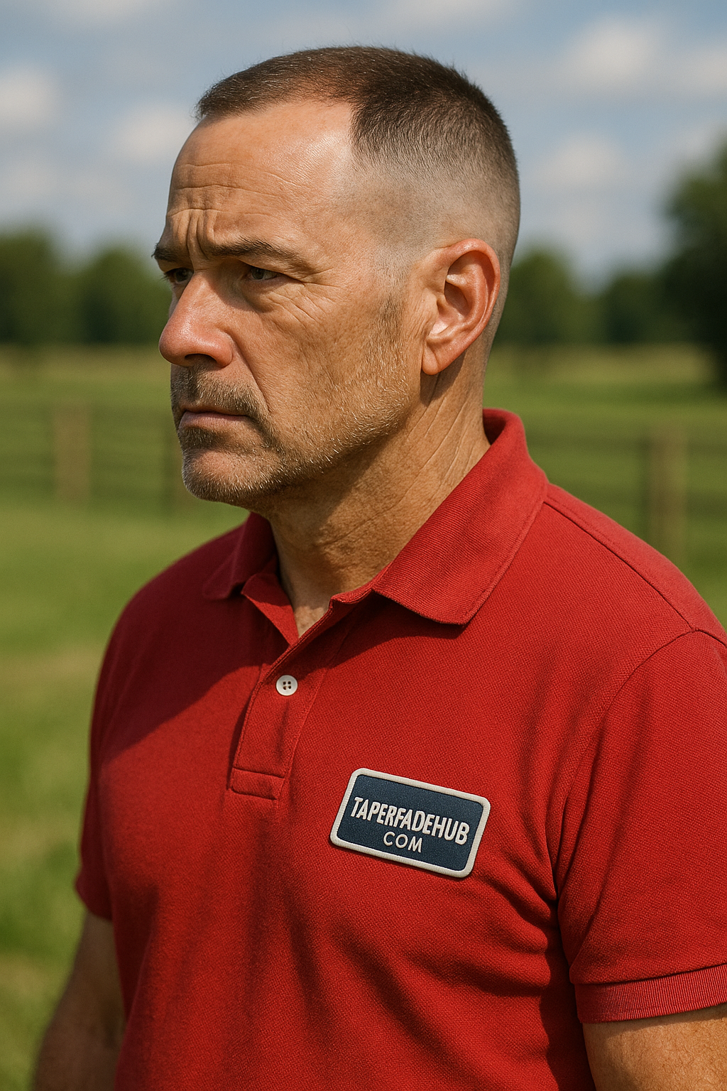 Taper Fade for Receding Hairline Example