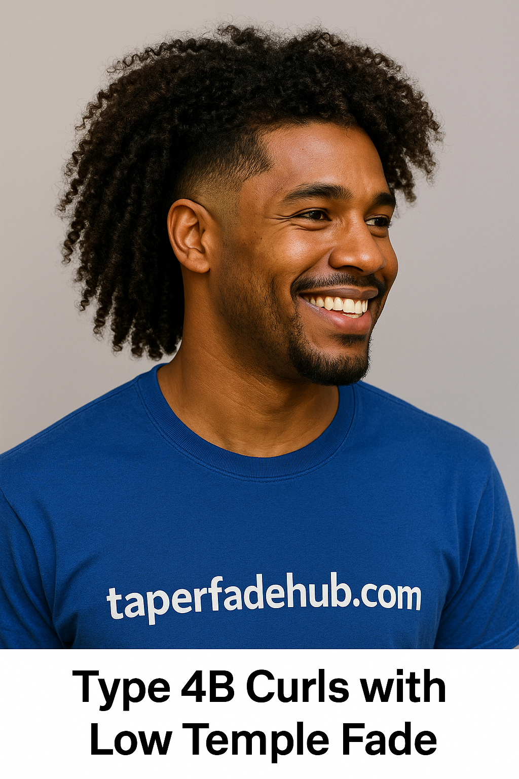 Temple taper on 4B hair