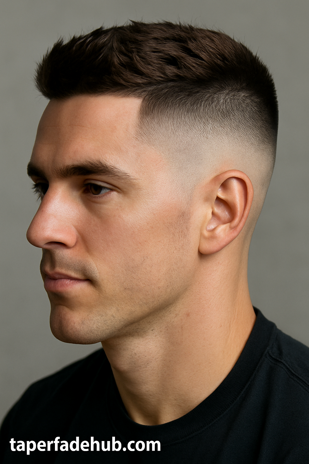 US high-contrast taper fade