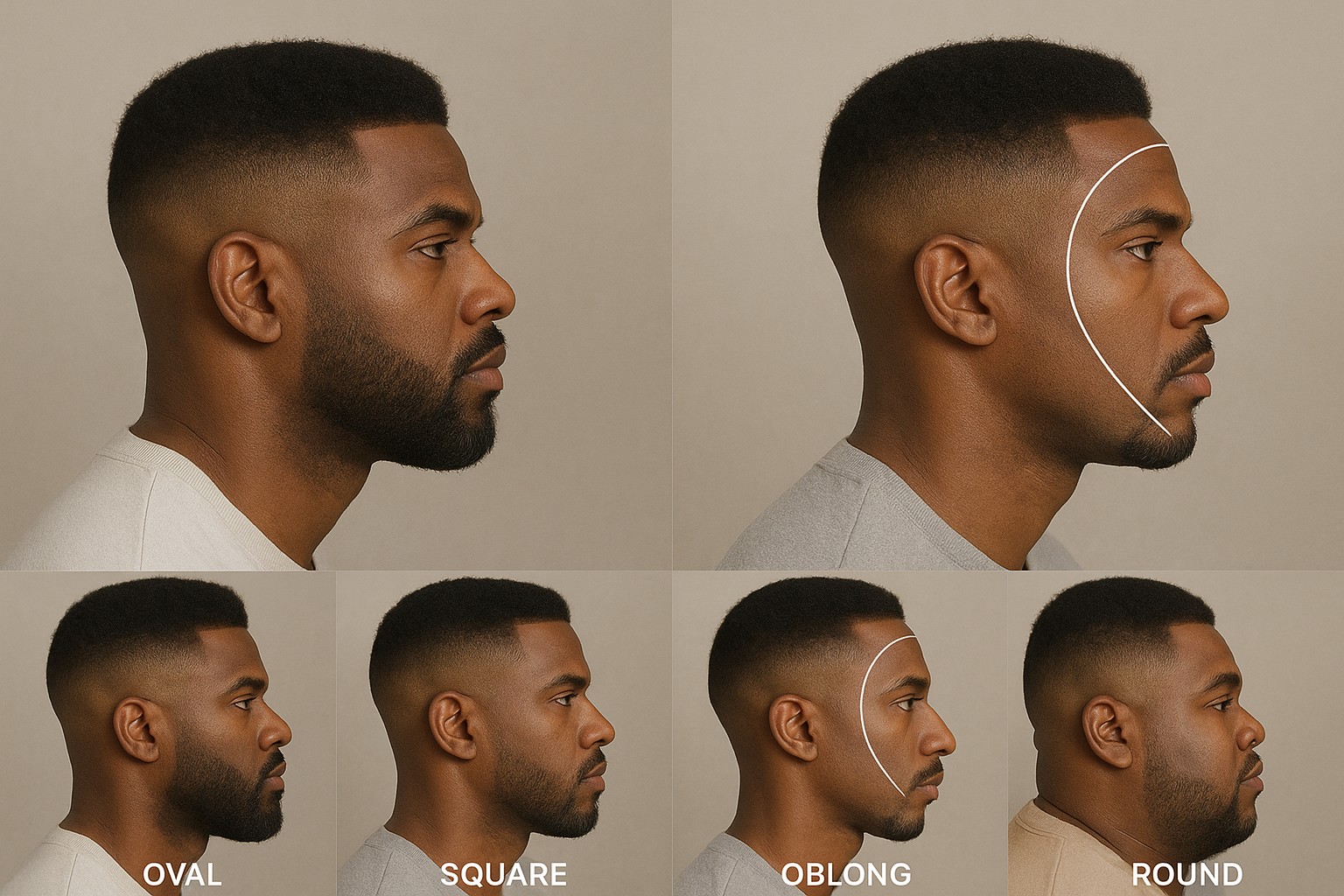 High taper fade on Caucasian male