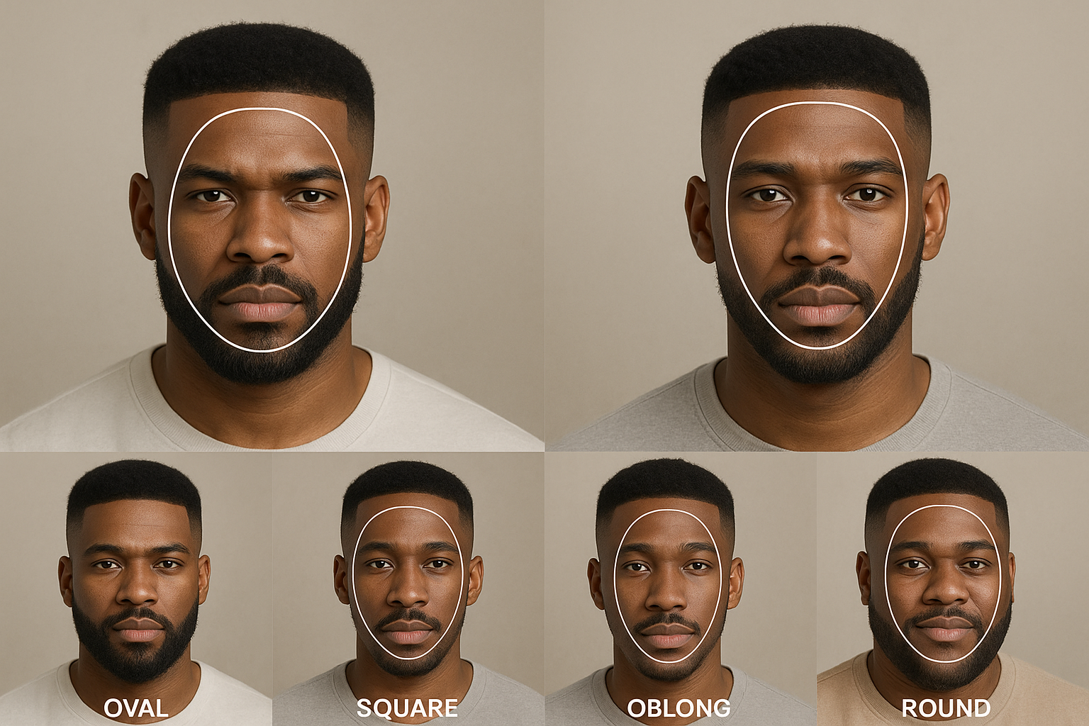 High taper fade on square face